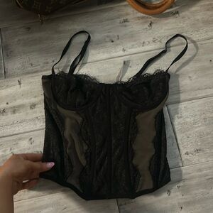 Out from under, urban outfitters corset black